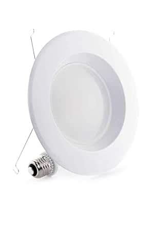Bioluz LED 5" / 6-inch 75 Watt Uses 12W 90 CRI Dimmable LED Retrofit ...