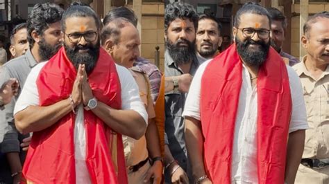Rishab Shetty Offers Prayers At Mumbai's Siddhivinayak Temple After ...