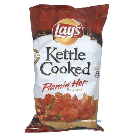 REVIEW: Lay's Kettle Cooked Flamin' Hot Potato Chips - The Impulsive Buy