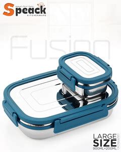 Flipkart.com | SPEACK Steel Tiffin for Kid 2 Containers Stainless Steel ...