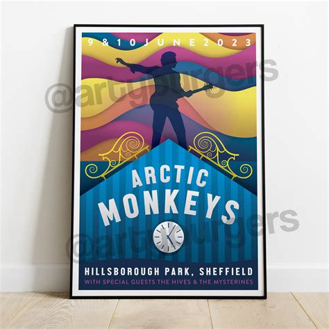 Arctic Monkeys Concert Poster