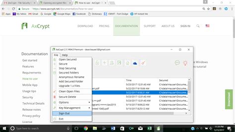 Image result for AxCrypt Tutorial