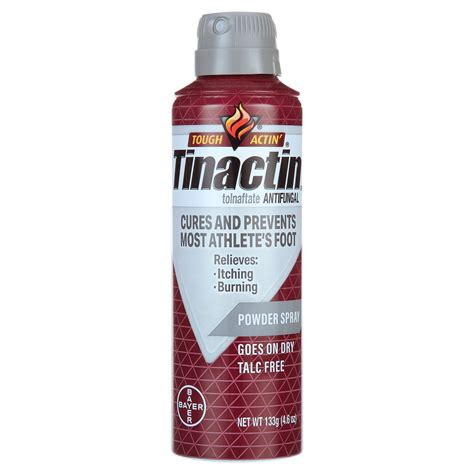 Tinactin Athlete's Foot Spray Antifungal Powder Spray, 4.6 oz Can ...