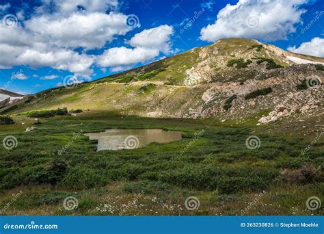 High Alpine Lake from the Old Fall River Road, Rocky Mountain National ...