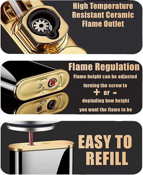 Buy Luminous Magic Double Flame Lighter,Dual Arc Lighter Jet Flame ...