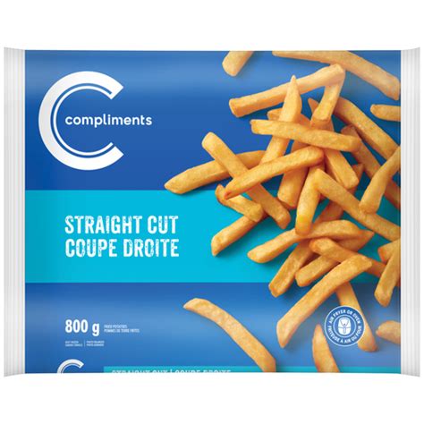 Buy Compliments Frozen Fried Potato Straight Cut 800 g | Sobeys Inc.