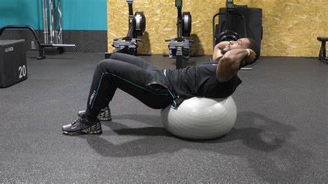 Exercise Ball Crunches Medicine Ball Exercises | Core Exercises For