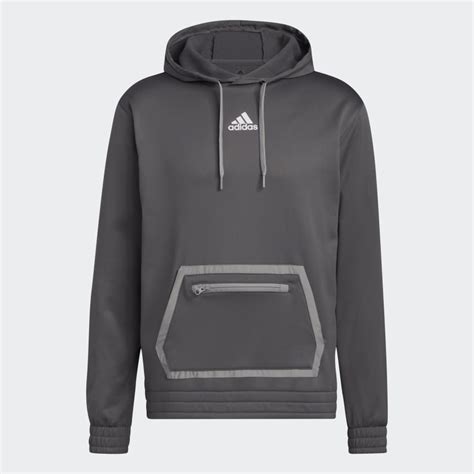 adidas Team Issue Pullover Hoodie - Grey | Free Shipping with adiClub ...