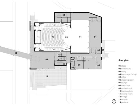 Auditorium Floor Plan at Imperial Centre Theatre