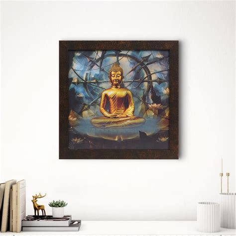 Buy Aura Wooden Buddha Picture Frame - 34x34cm from Home Centre at just ...