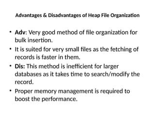 Image result for Types of File Organization in Database