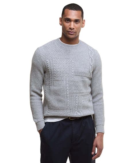 Men's Barbour Casey Cable Crew Neck Sweater