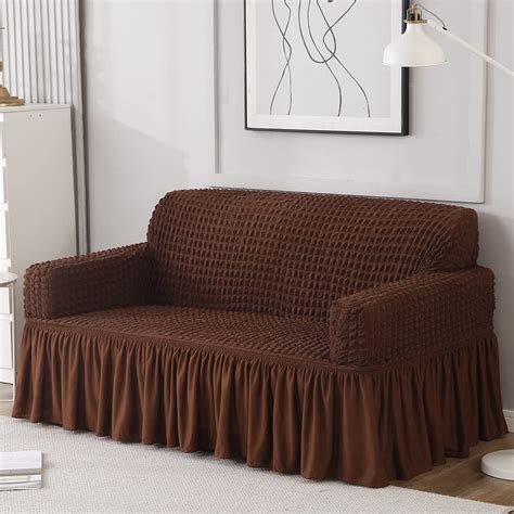 HOKIPO Elastic Stretchable Turkish Bubble Double Seater 280 GSM Sofa ...