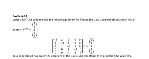 Image result for How to Write Code in MATLAB Using Gauss-Seidel