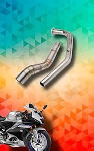 Amazon Brand - Race Copz® Stainless Steel Exhaust Silencer Bend Pipe ...