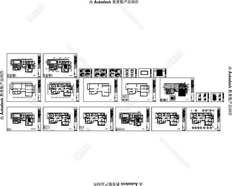 世茂天城臻园CAD施工图套图，CAD建筑图纸下载 - 草图大师模型