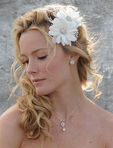 Wedding Side Ponytail Hairstyles by Side Ponytail Wedding Hairstyle With Flowered Headband 05 Wedding Side Ponytail Hairstyles