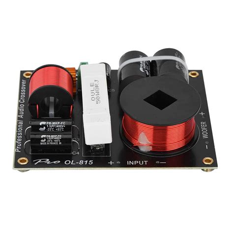 EXCLUZO Speaker Divider, Crossover Filter 500W for High Power Speakers ...