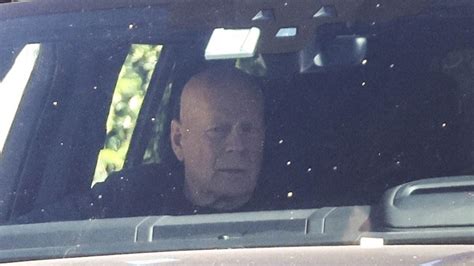 Bruce Willis, 68, looks somber in very rare public appearance in LA as ...