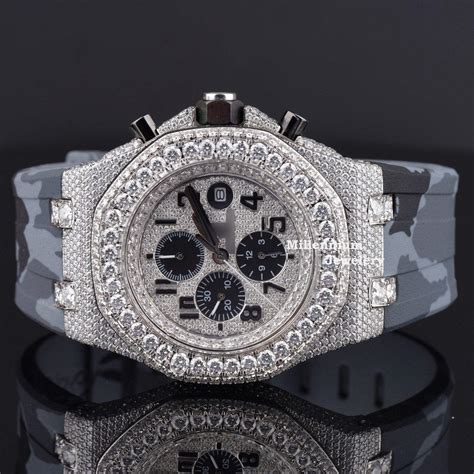 Automatic Moissanite Watch For Men With Sapphire Crystal Glass ...