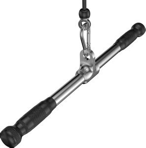 ISF Pro LAT Pull Down Bar Accessories Straight Rotating Attachment with ...