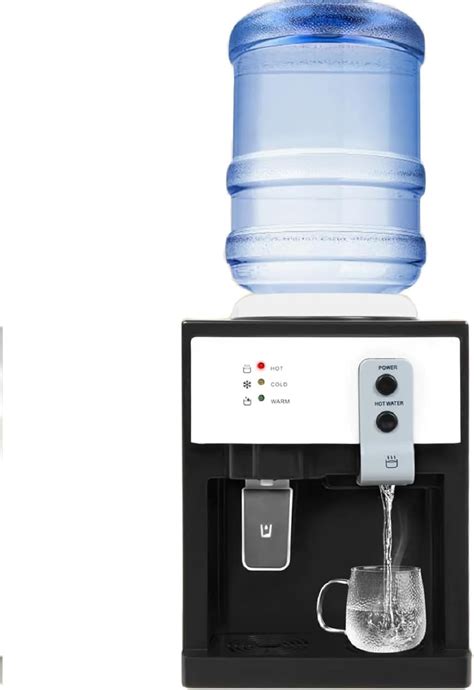 Amazon.com: 5 Gallon Countertop Water Dispenser, Top Loading Water Cooler, 3 Temperature ...