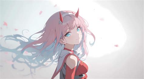《DARLING in the FRANXX》零二高清壁纸 | 体验魅惑与力量的瞬间 - 奇漫壁纸