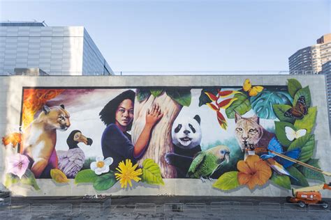 Massive Ecosystem Restoration Mural appears in New York City, calls leaders to act for nature