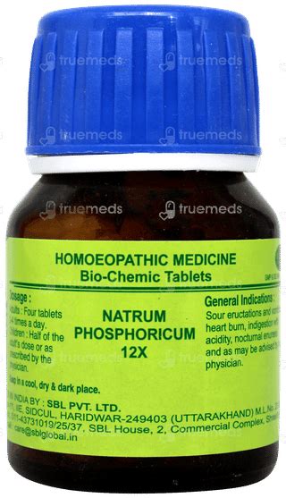 Sbl Natrum Phosphoricum 12x Biochemic Tablet 25 Gm - Uses, Side Effects ...