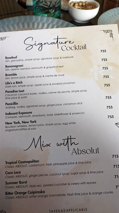 Menu at Bistro Flamme Bois - Canal Road, Ludhiana