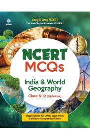 Routemybook - Buy NCERT MCQs India & World Geography [Class 6-12] by ...