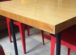 Image result for Table En Rotin Ovale