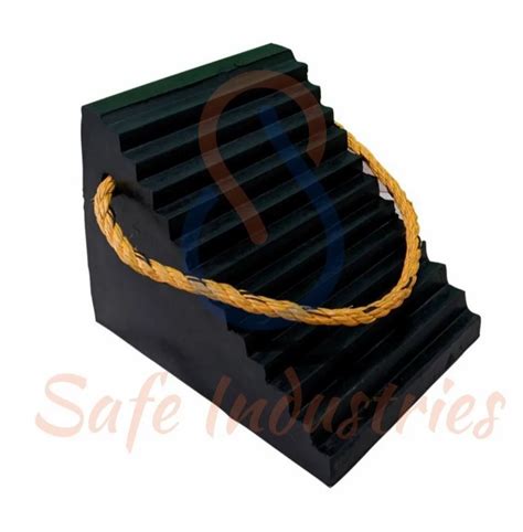 Wheel Chock - L Shape Rubber Wheel Chock Manufacturer from Vasai