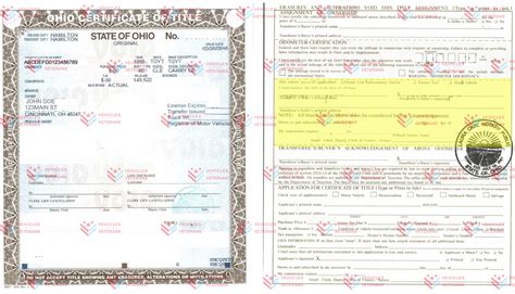 Ohio Vehicle Donation Title Information | Vehicles For Veterans