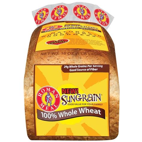 Roman Meal Sungrain 100% Whole Wheat Bread (16 oz) Delivery or Pickup ...