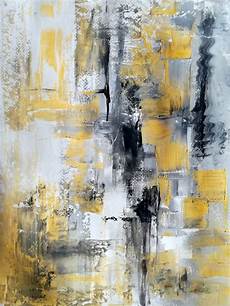 Abstract Black Yellow White by Black White And Yellow Contemporary Abstract Abstract Black Yellow White