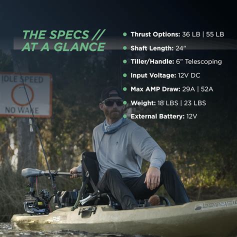 NewportVessels Newport Kayak Series 36lb Thrust Transom Mounted India ...