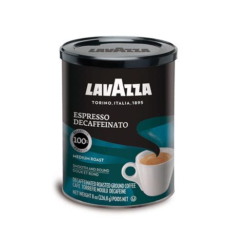 Amazon.com : Lavazza Decaffeinated Espresso Ground Coffee, 8 oz (Pack ...