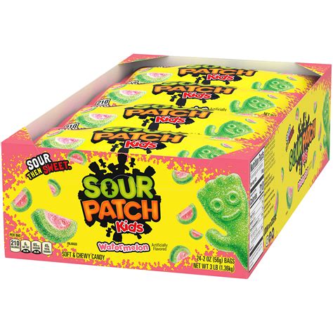SOUR PATCH KIDS Watermelon Soft & Chewy Candy, 24 - 2 oz Bags- Buy ...