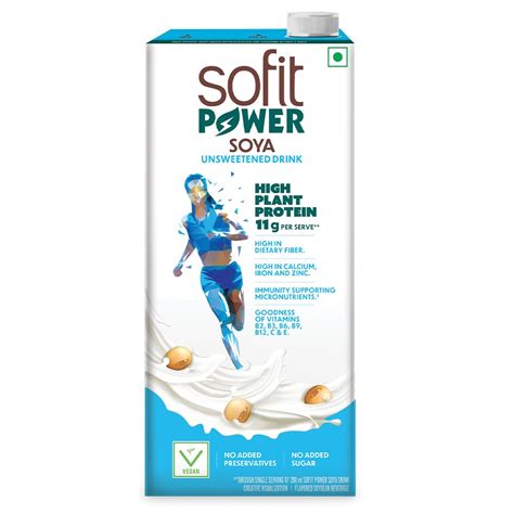 Sofit Soya Drink Power Unsweetened 1L : Amazon.in: Grocery & Gourmet Foods