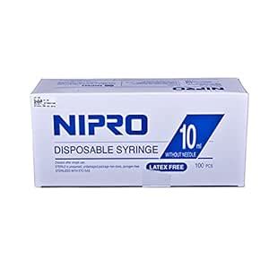 Colmed Nipro 50ml Syringe without Needle, Box of 30 : Amazon.in ...