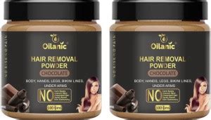 Oilanic Chocolate Hair Removal Powder Combo Pack of 2 Jar 100gms ...