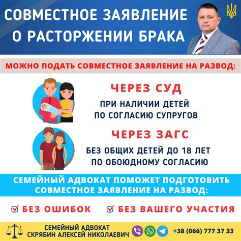 Совместное заявление о расторжении брака Украина | Совместное заявление ...