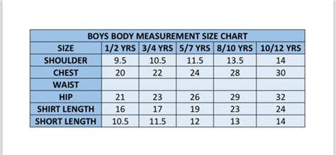Kids Co-ord Set Size Chart – Hapfab