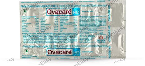 Buy Ovacare Hd Strip Of 10 Tablets Online at Flat 15% OFF | PharmEasy