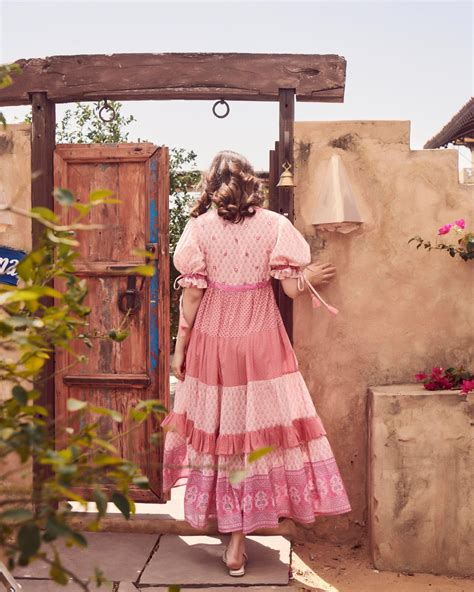 Shop Tulip Tier Maxi Length Dress Online – Anna in India