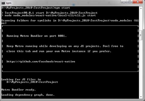 Installing React-Native on Windows Tutorial with solved errors