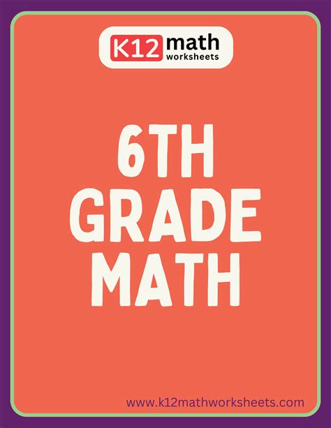 Basic 6th Grade Math Worksheets 的图像结果