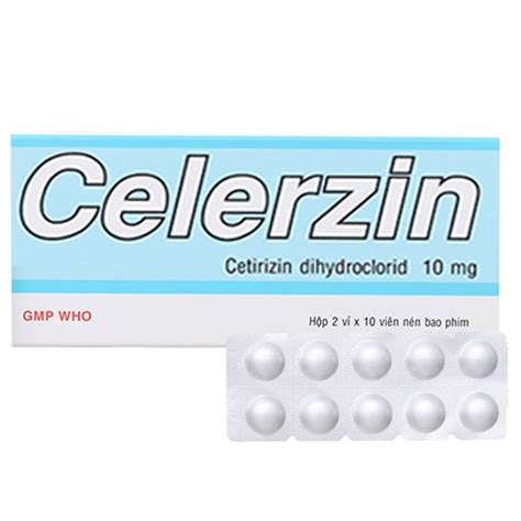 Celerzin 10mg (Hộp 2 vỉ x 10 viên)