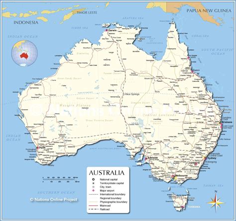 Airports In Australia Map